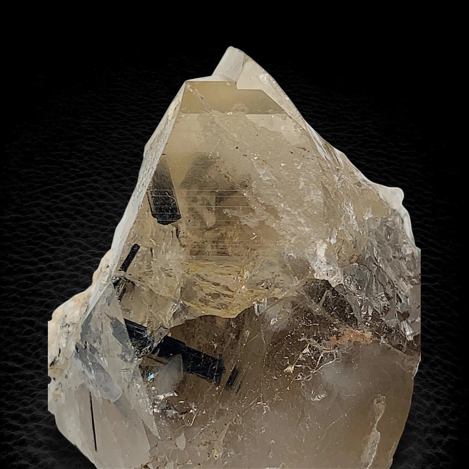 Black Rutile Quartz on Matrix – Zagi Mountains, Pakistan