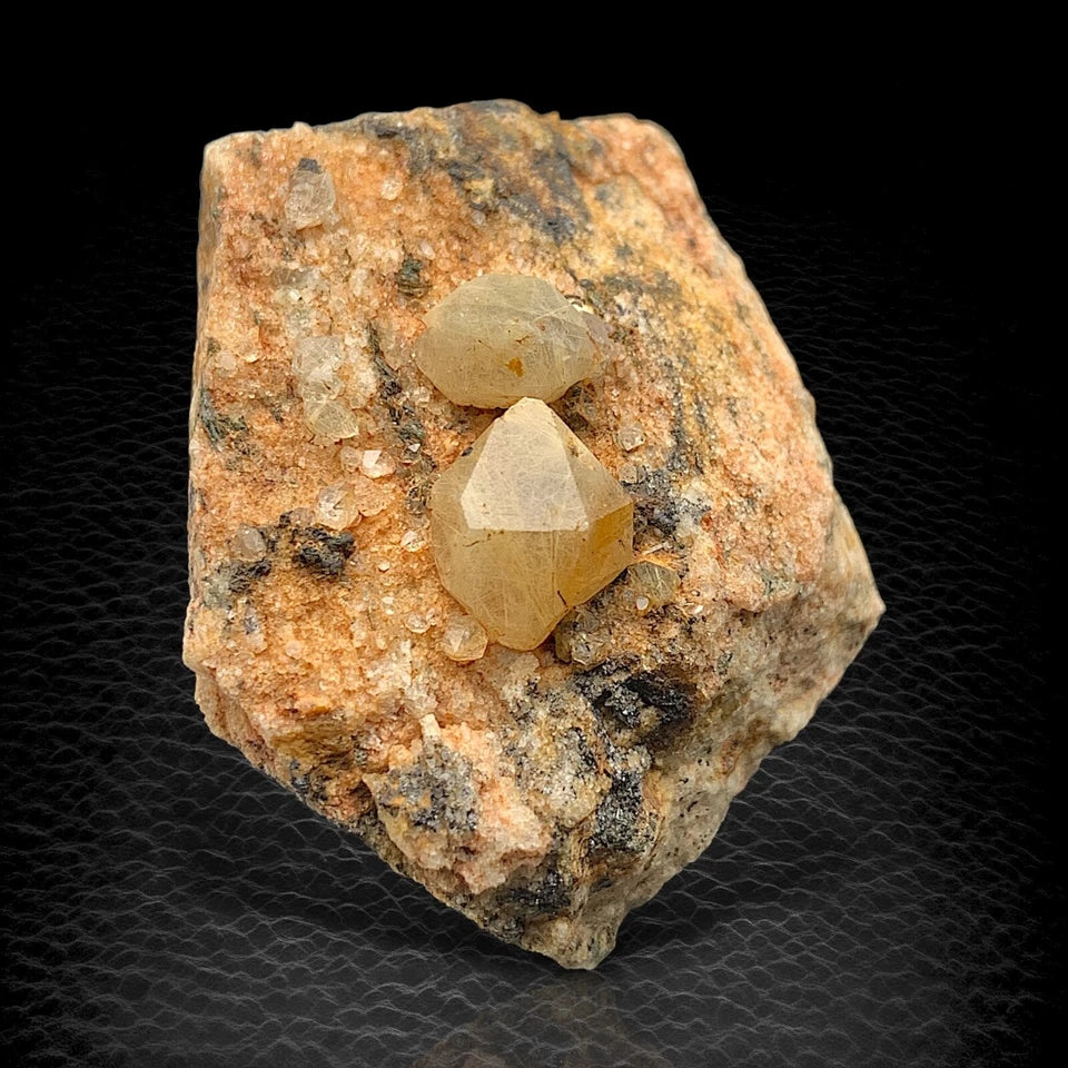 Rare Golden Rutile Quartz Crystal Mineral Specimen - from Zagi Mts, KPK, Paistan