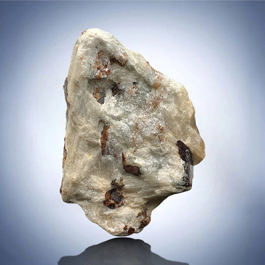 Almandine Garnet Crystals Cluster on Matrix Natural Mineral Specimen From Bajaur, Pakistan