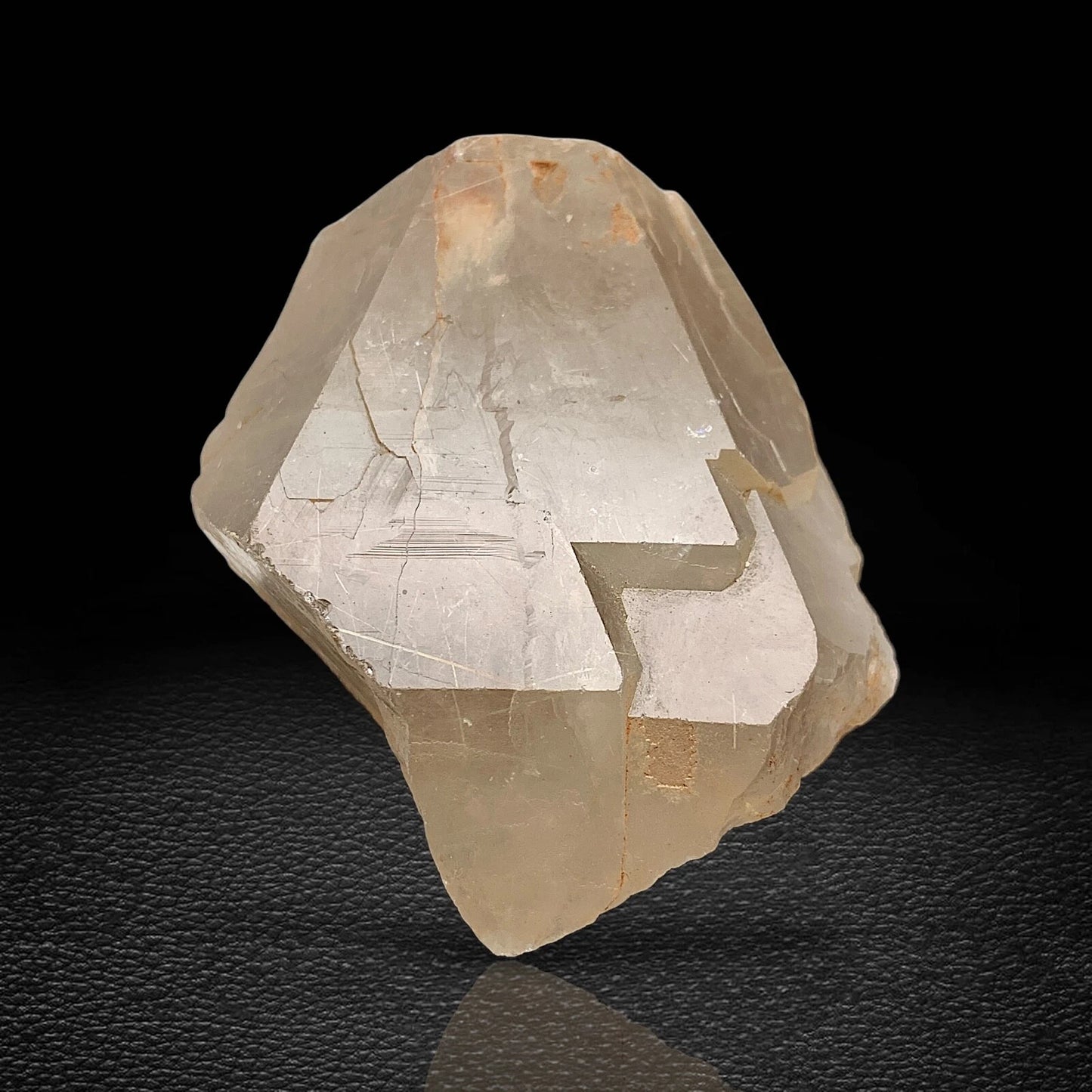 Rare Golden Rutile Quartz Crystal Mineral Specimen - from Zagi Mts, KPK, Paistan