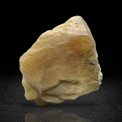 Rare Golden Rutile Quartz Crystal Mineral Specimen - from Zagi Mts, KPK, Paistan