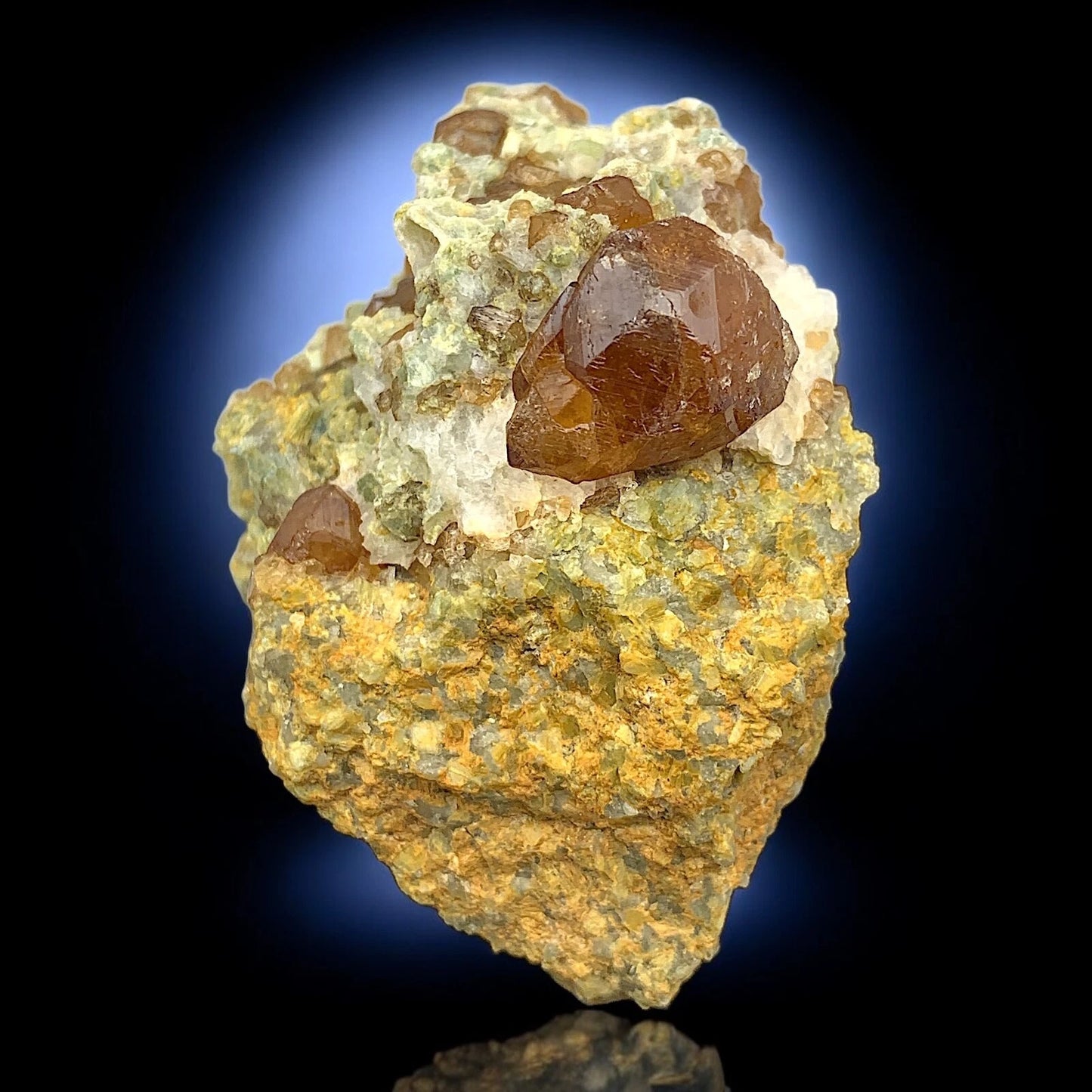 Hessonite Garnet Natural Mineral Specimen From Bajaur District KPK Prnc Pakistan