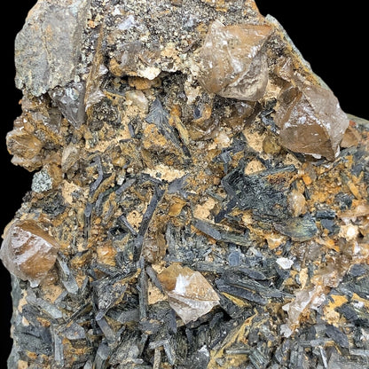 Rare Allanite with Xenotime and Green Titanite on Matrix – Zagi Mountains Pakistan Mineral Specimen