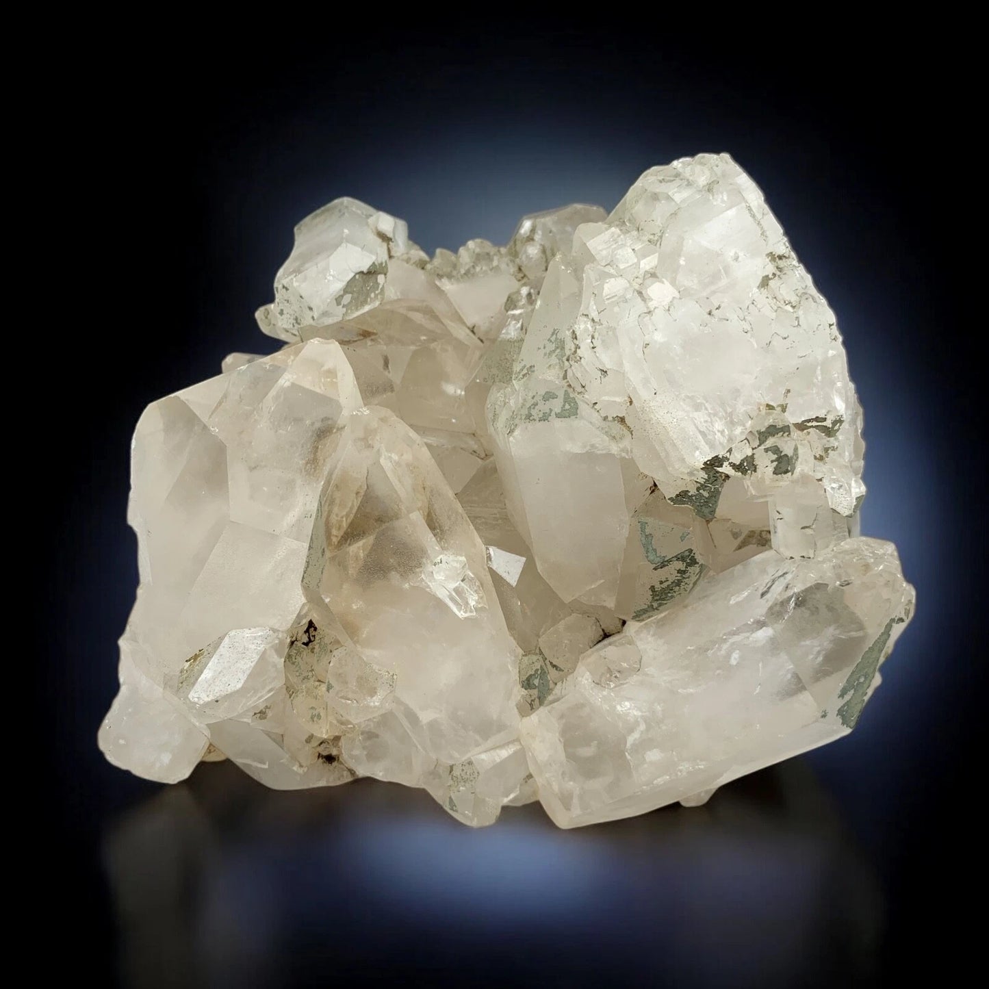 Black Rutile Included Quartz on Matrix – Mineral Specimen from Zagi Mountains, Pakistan