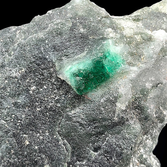 Natural Emerald Crystal Cluster on Matrix – Swat Valley Pakistan Mineral Specimen