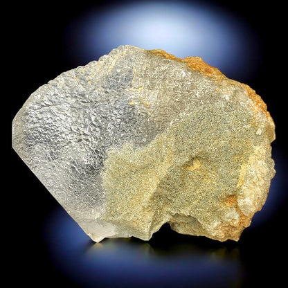 Etched Clear Calcite Gem Crystal with Chlorine Inclusions - Skardu, Pakistan