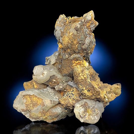 Titanite/Sphene Crystals w/ Calcite & Amphibole – Specimen from Zagi Mts, Pakistan