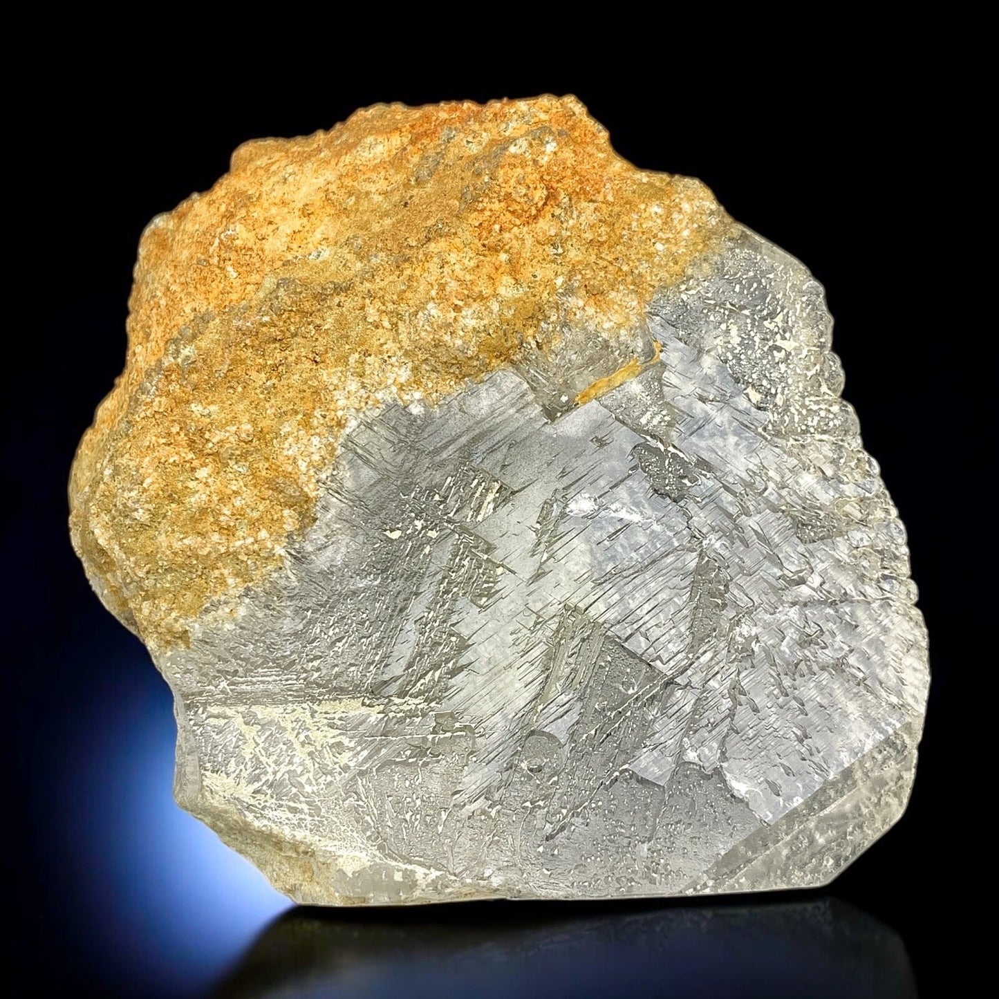 Etched Clear Calcite Gem Crystal with Chlorine Inclusions - Skardu, Pakistan