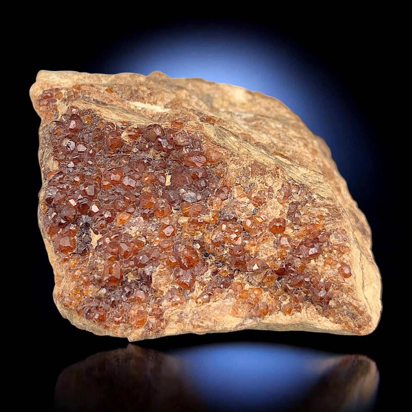 Hessonite Garnet Natural Mineral Specimen Locality: Bajaur Distt., KPK, Pakistan