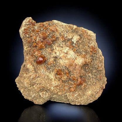 Hessonite Garnet Natural Mineral Specimen Locality: Bajaur Distt., KPK, Pakistan