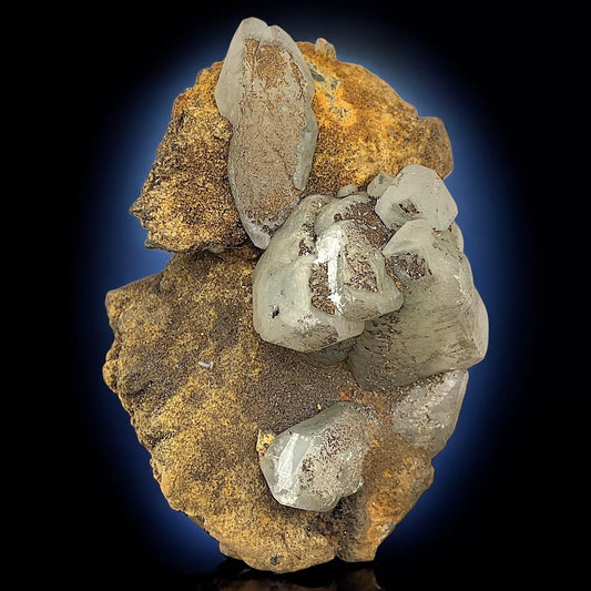 Titanite (Sphene) Crystals with Calcite & Amphibole – Mineral Specimen from Zagi Mountains, Pakistan
