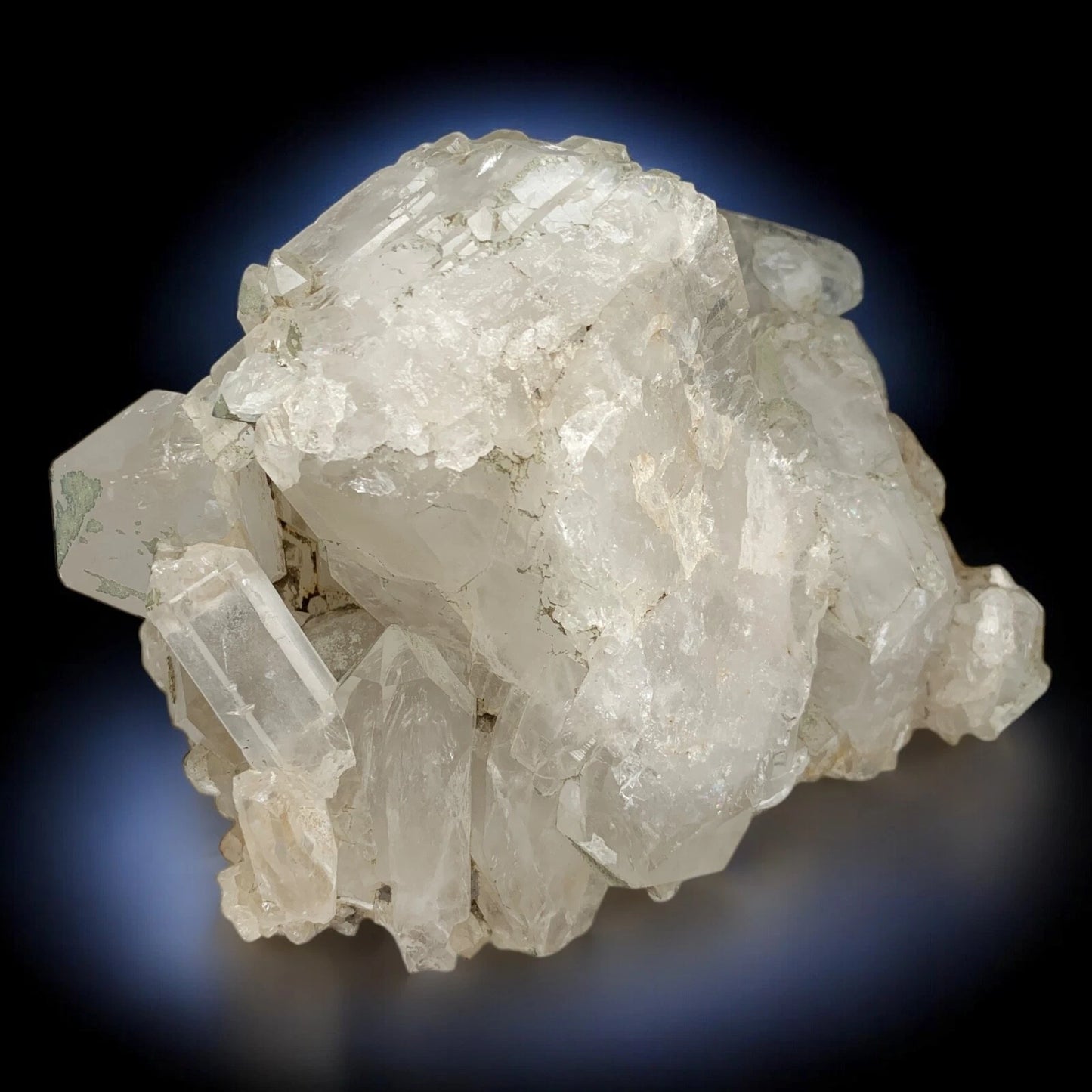 Black Rutile Included Quartz on Matrix – Mineral Specimen from Zagi Mountains, Pakistan