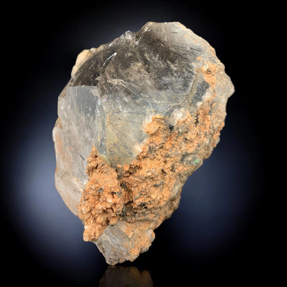 Black Rutile included Quartz Mineral Specimen - from Zagi Mts., KPK, Pakistan