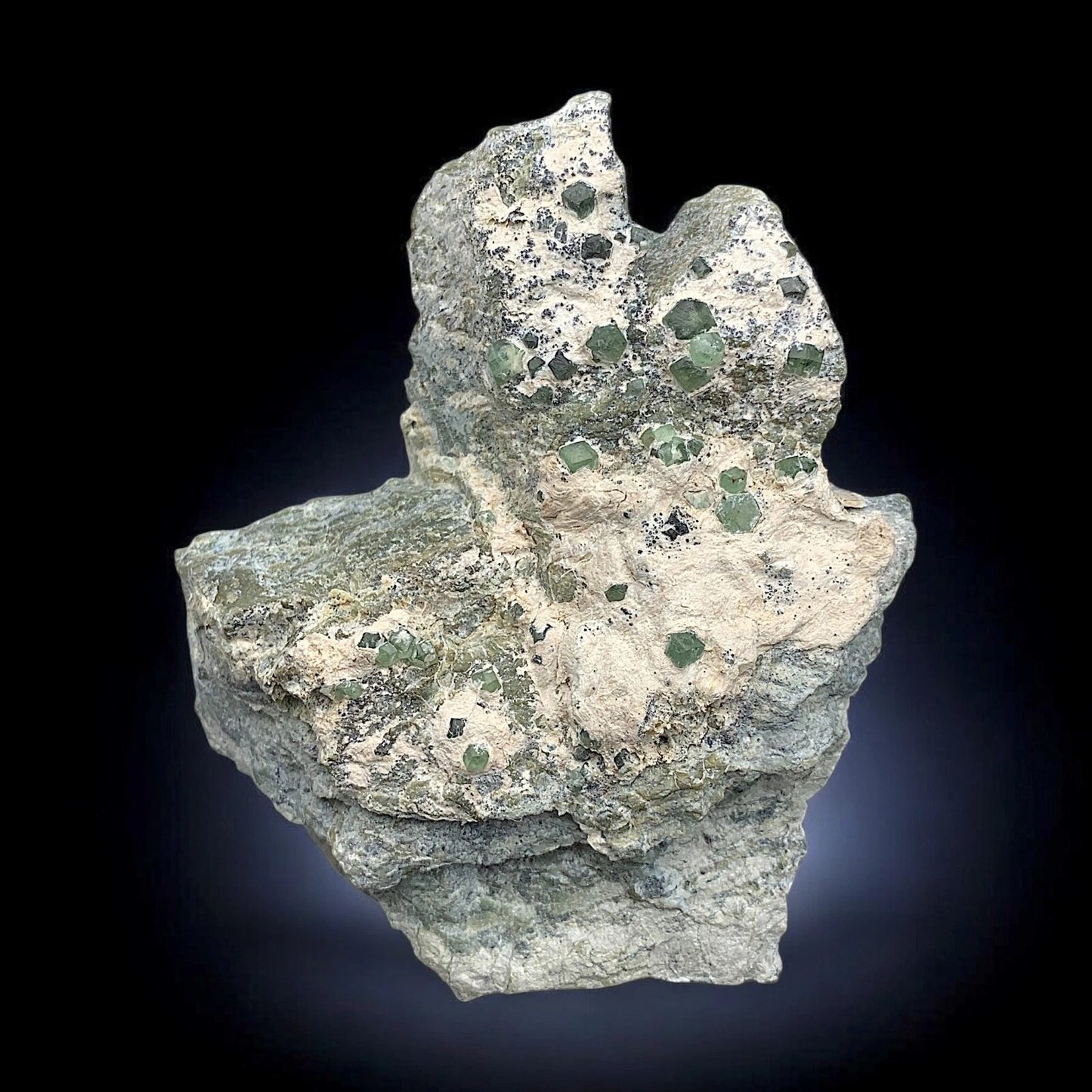 Demantoid Garnet Natural Mineral Specimen Locality: Bajaur Distt., KPK, Pakistan