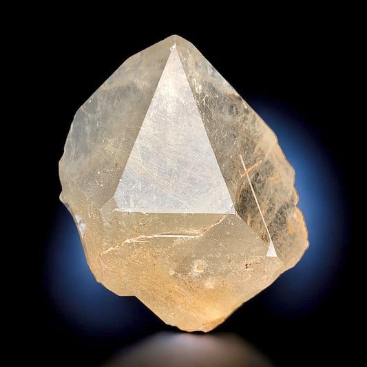 Rare Golden Rutile Quartz Crystal Mineral Specimen - from Zagi Mts, KPK, Paistan