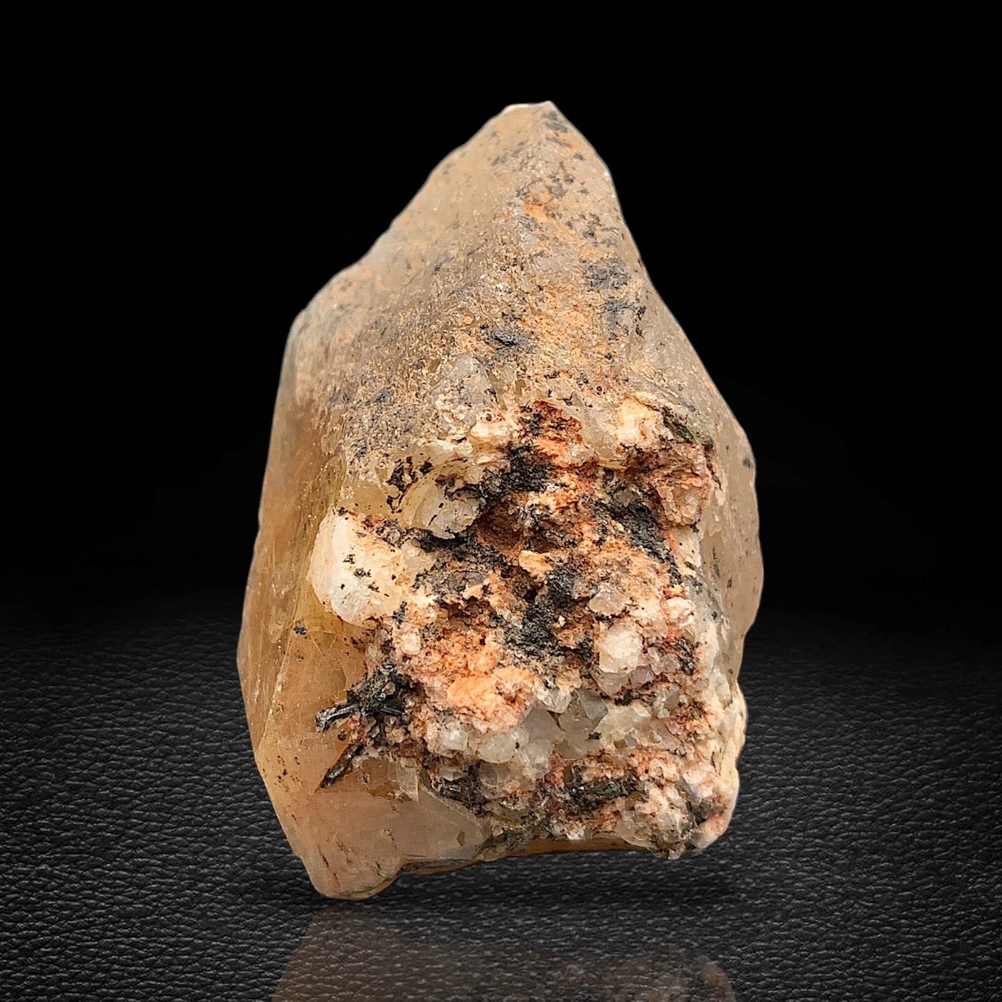 Rare Golden Rutile Quartz Crystal Mineral Specimen - from Zagi Mts, KPK, Paistan