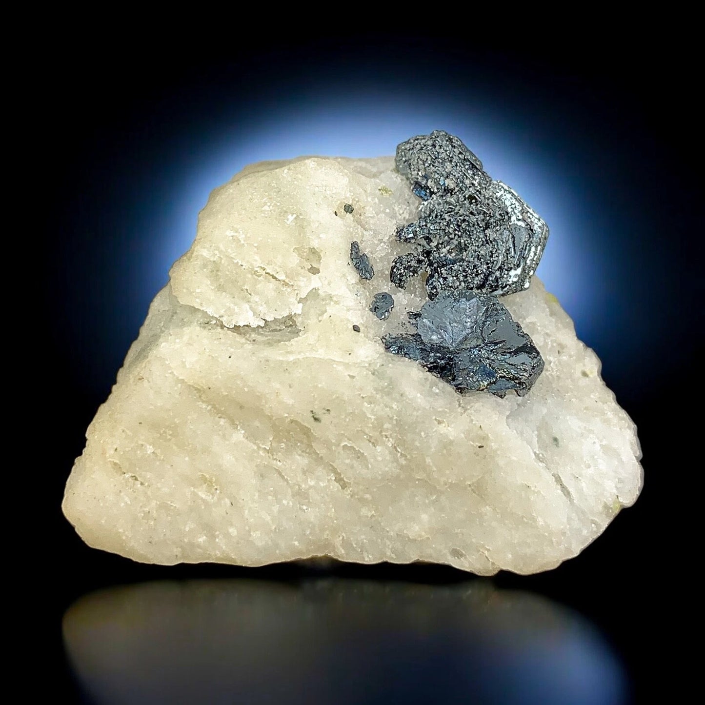 Rare Specularite Hematite Crystal Flowers on Matrix - from Balochistan, Pakistan