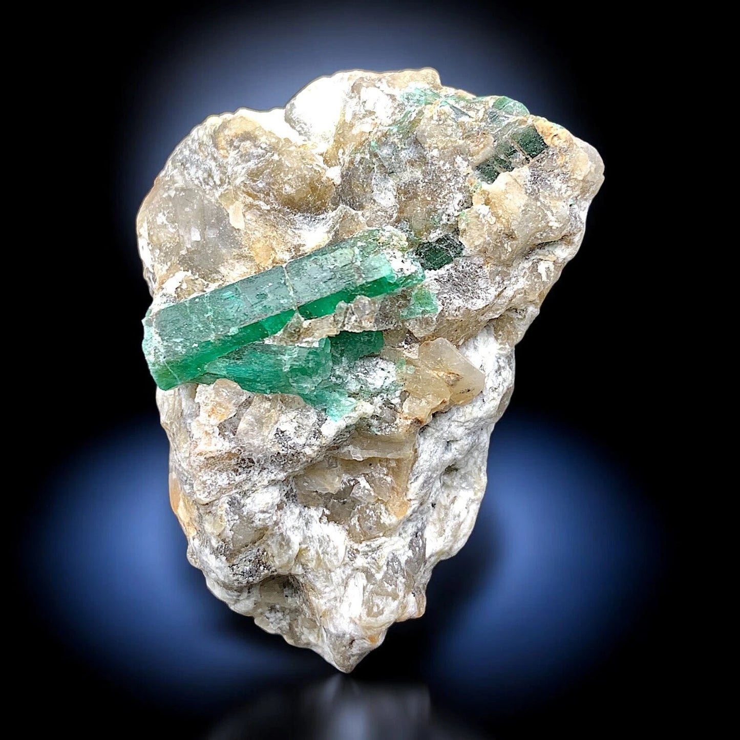 Emerald Crystals on Matrix – Panjshir, Afghanistan