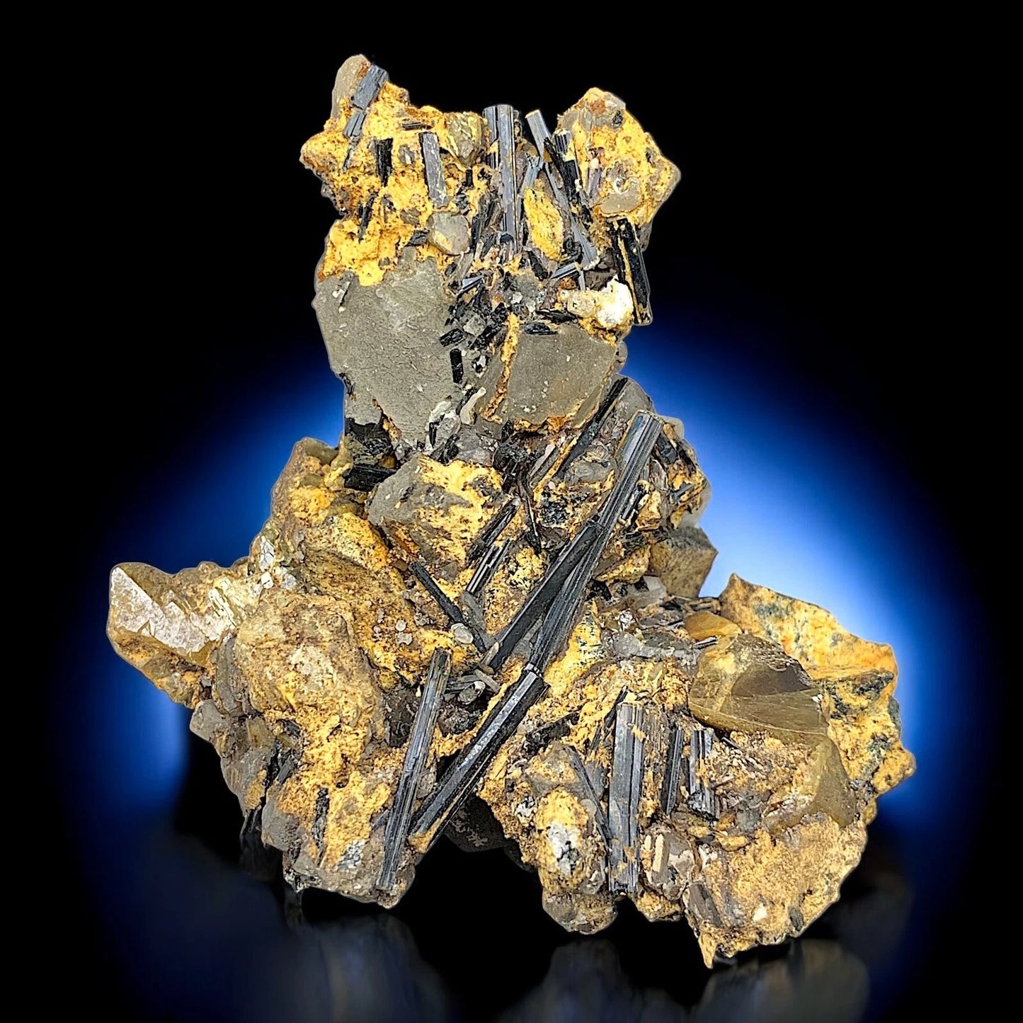 Titanite/Sphene Crystals w/ Calcite & Amphibole – Specimen from Zagi Mts, Pakistan