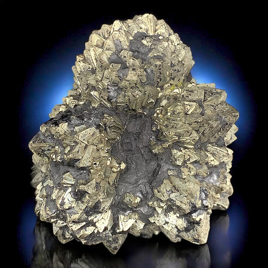 Marcasite & Pyrite Crystal Cluster – Mineral Specimen from Abbottabad, Pakistan