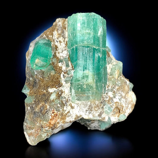 Natural Emerald Crystals on Matrix – Mineral Specimen from Swat District, Pakistan