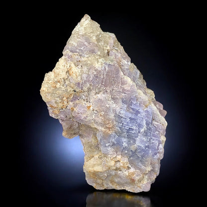 Fluorescent Hackmanite on Calcite Matrix – Rare Mineral Specimen from Afghanistan