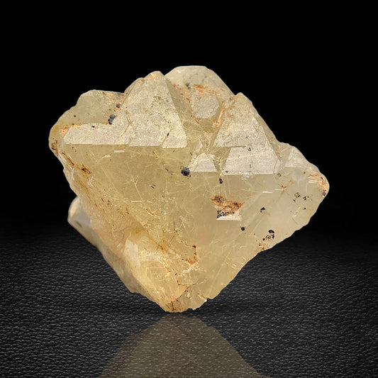 Rare Golden Rutile Quartz Crystal Mineral Specimen - from Zagi Mts, KPK, Paistan