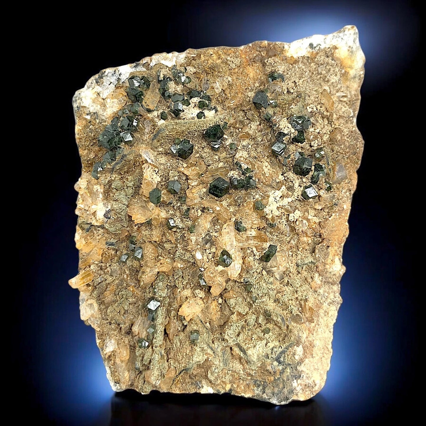 Demantoid Garnet Natural Mineral Specimen from Bajaur District, KPK, Pakistan