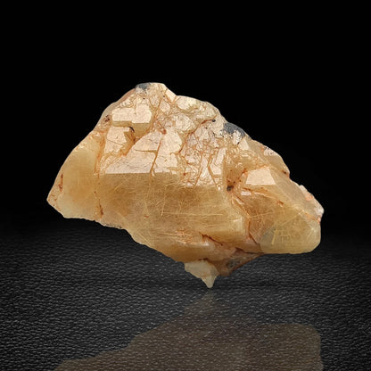 Rare Golden Rutile Quartz Crystal Mineral Specimen - from Zagi Mts, KPK, Paistan