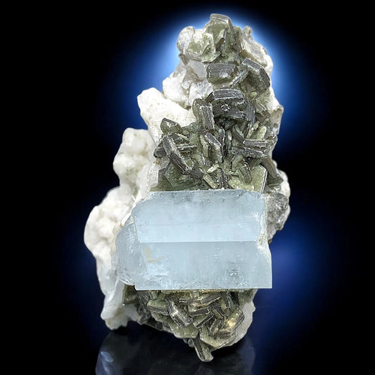 Aquamarine Crystal on Muscovite – Shigar Valley, Pakistan
