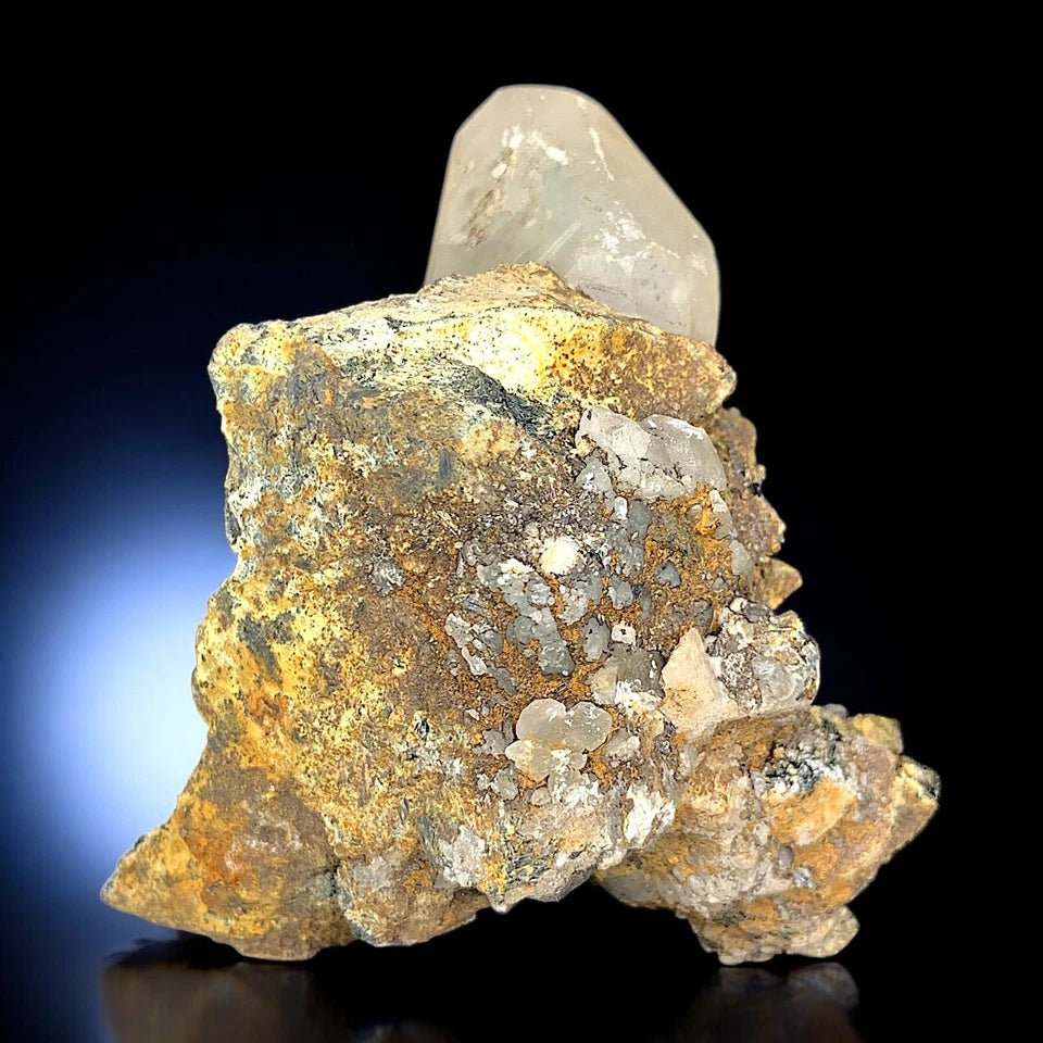 Titanite/Sphene Crystals w/ Calcite & Amphibole – Specimen from Zagi Mts, Pakistan
