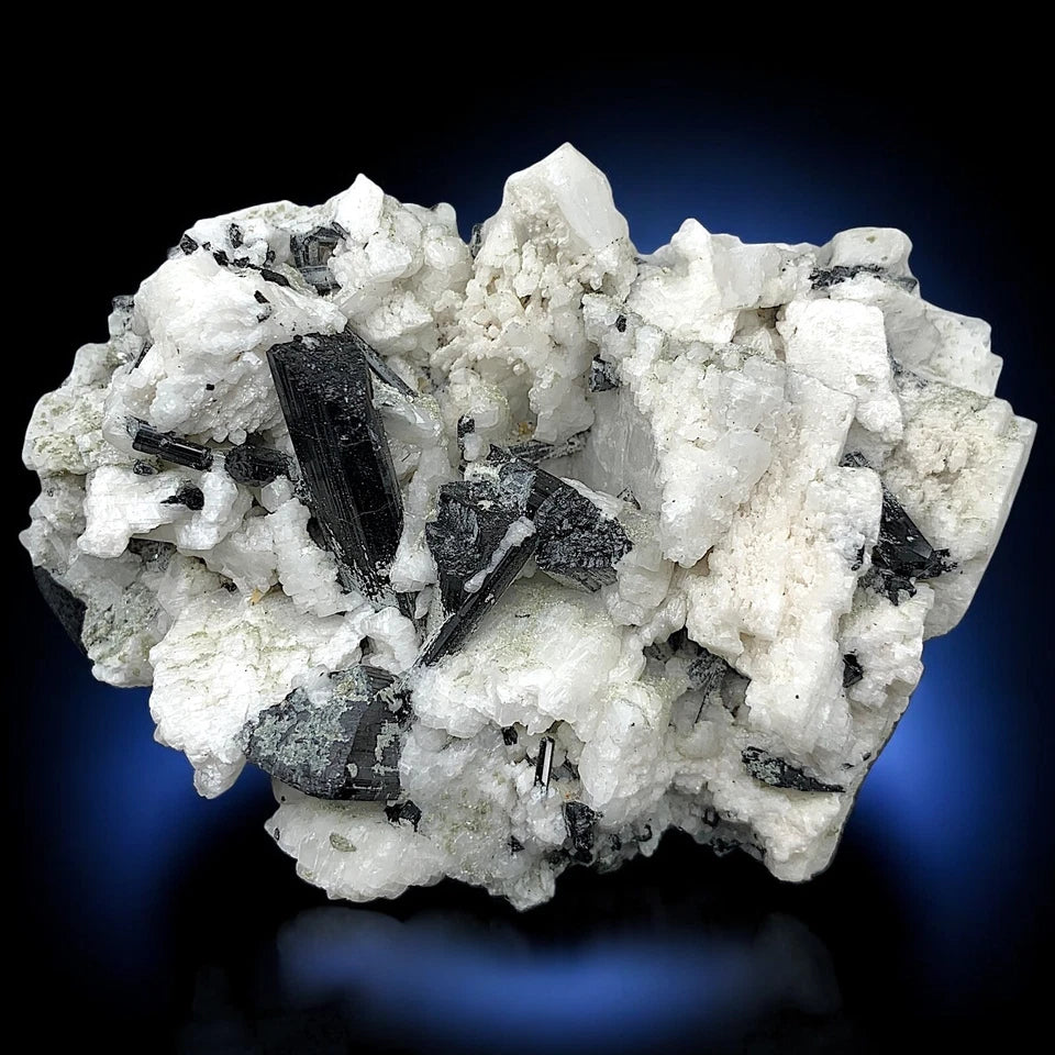 Schorl Tourmaline with Albite – Mineral Specimen from Shigar Valley, Skardu District, Gilgit-Baltistan, Pakistan