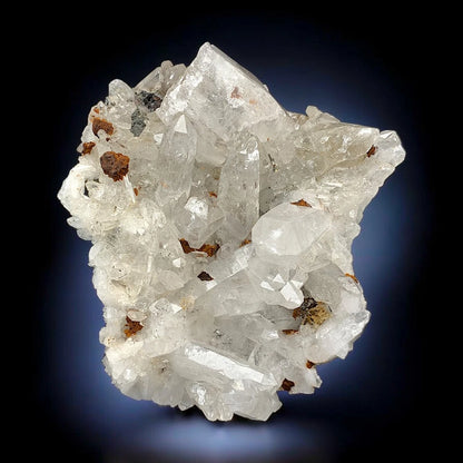 Natural Siderite on Quartz Mineral Specimen - from Zhob, Balochistan, Pakistan