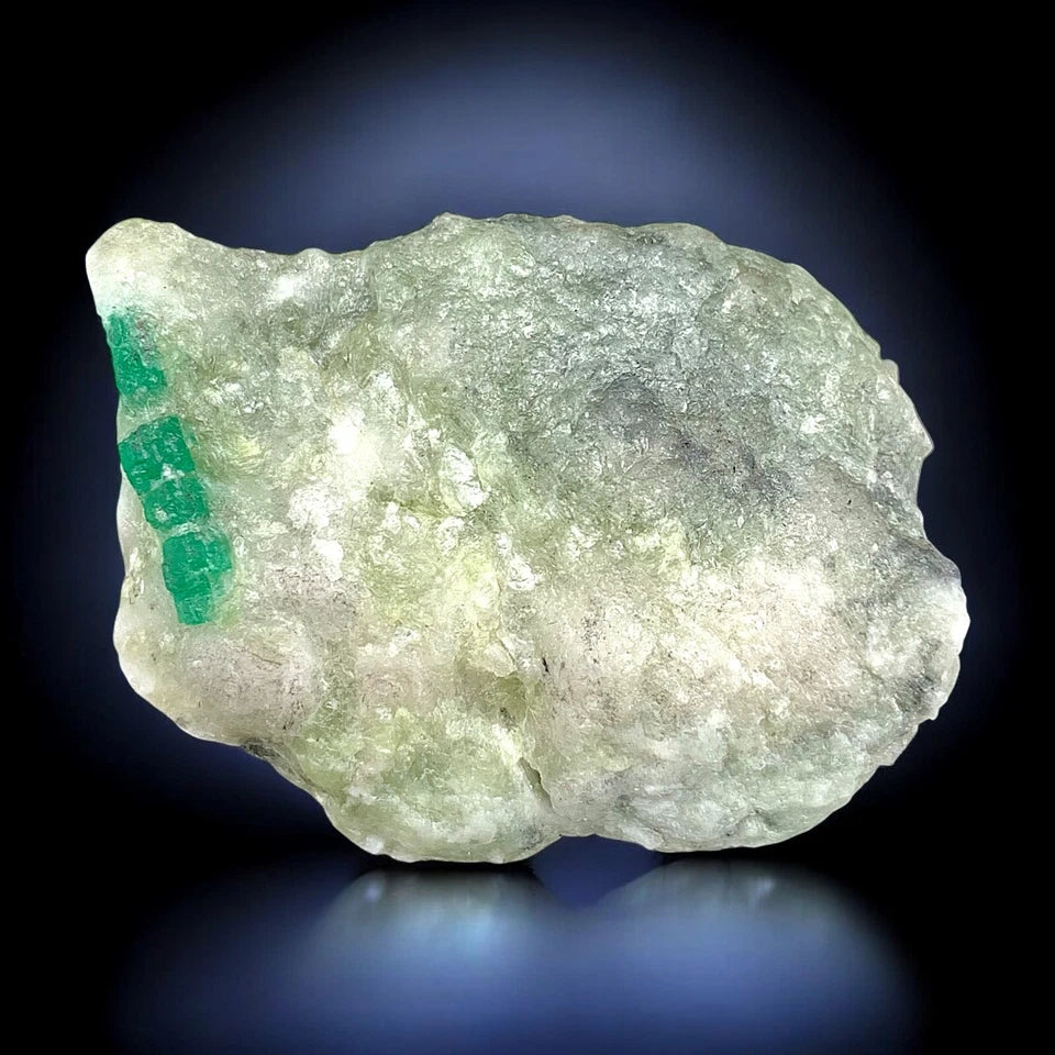 Natural Emerald Crystals on Matrix - Mineral Specimen from Swat Distt, Pakistan