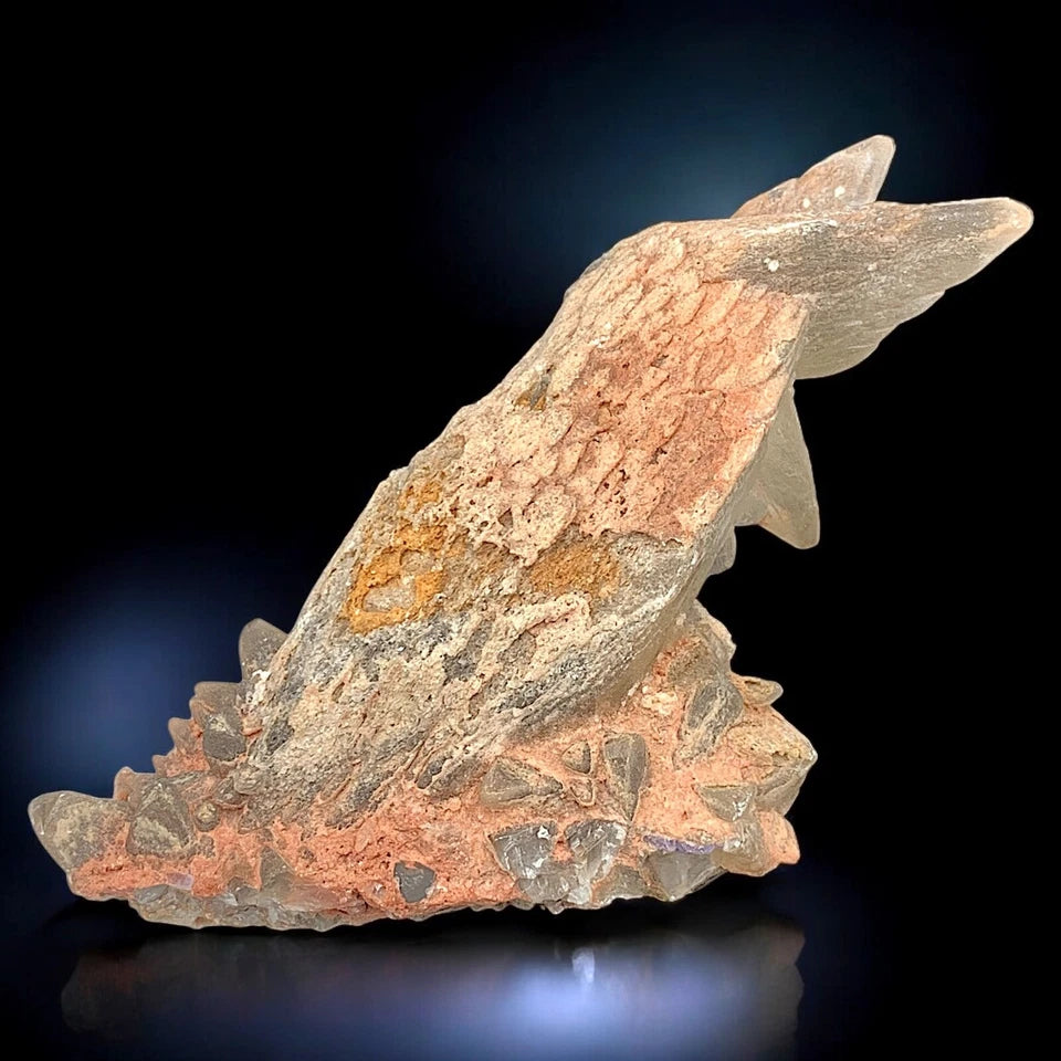 Etched Calcite Crystas Cluster - Natural Mineral Specimen from Skardu, Pakistan