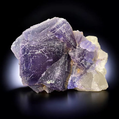 Natural Cubic Fluorite Cluster Mineral Specimen - from Balochistan, Pakistan