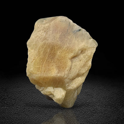 Rare Golden Rutile Quartz Crystal Mineral Specimen - from Zagi Mts, KPK, Paistan
