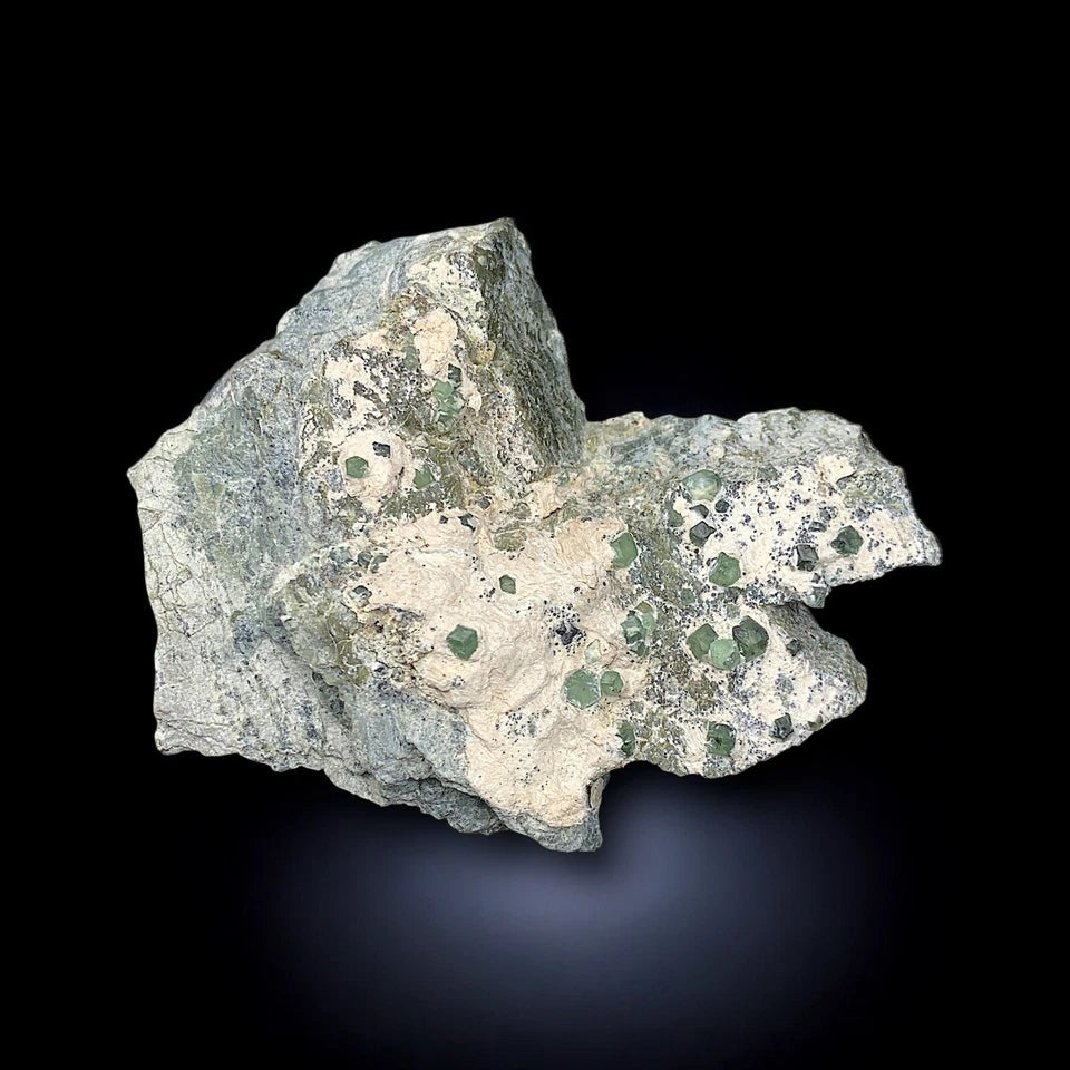 Demantoid Garnet Natural Mineral Specimen Locality: Bajaur Distt., KPK, Pakistan