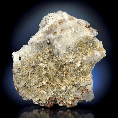 Natural Siderite on Quartz Mineral Specimen - from Zhob, Balochistan, Pakistan