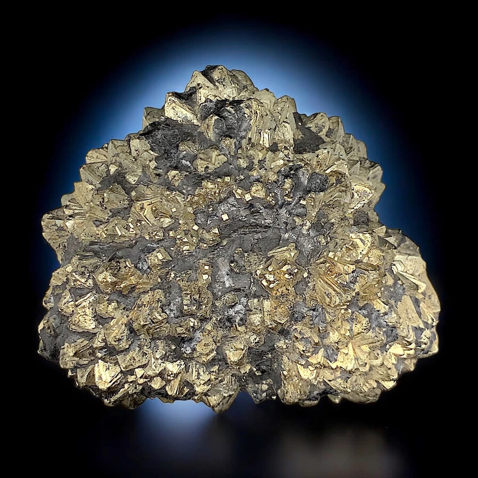 Marcasite & Pyrite Crystal Cluster – Mineral Specimen from Abbottabad, Pakistan