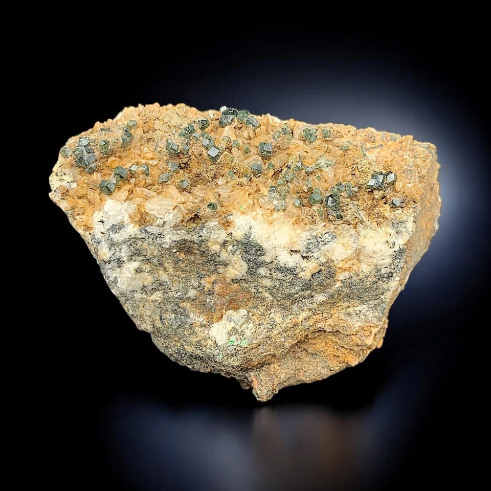 Natural Demantoid Garnet Mineral Specimen from Bajaur District, KPK, Pakistan