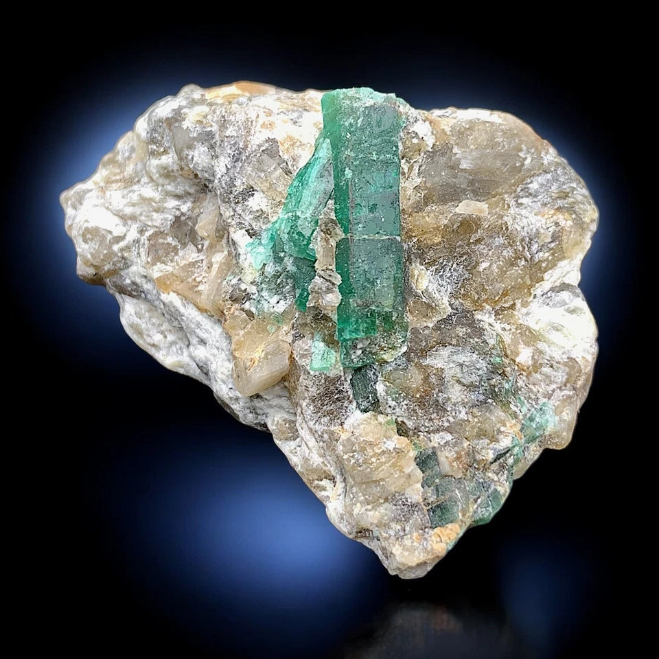 Emerald Crystals on Matrix – Panjshir, Afghanistan
