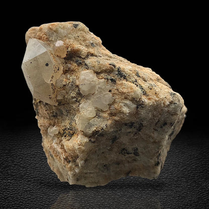 Rare Golden Rutile Quartz Crystal Mineral Specimen - from Zagi Mts, KPK, Paistan