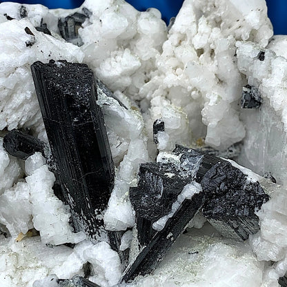 Schorl Tourmaline with Albite – Mineral Specimen from Shigar Valley, Skardu District, Gilgit-Baltistan, Pakistan
