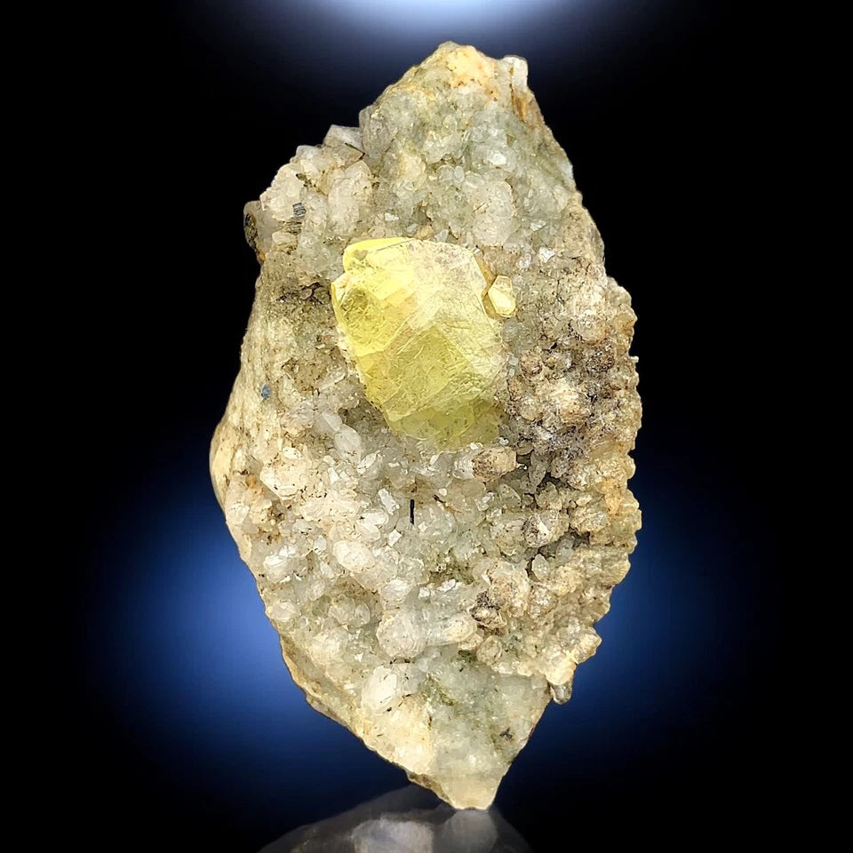 Honey Titanite / Sphene Rare Crystal Mineral Specimen - from Skardu, Pakistan