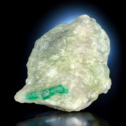 Natural Emerald Crystals on Matrix - Mineral Specimen from Swat Distt, Pakistan