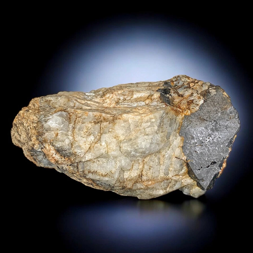 Rare Hematite Crystal on Matrix Mineral Specimen - from Balochistan, Pakistan
