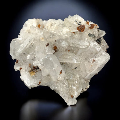 Natural Siderite on Quartz Mineral Specimen - from Zhob, Balochistan, Pakistan