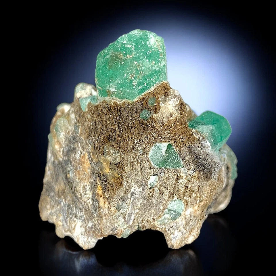Natural Emerald Crystals on Matrix – Mineral Specimen from Swat District, Pakistan